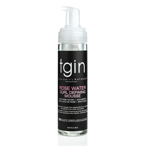 tgin  Rose Water Curl Defining Mousse 236ml