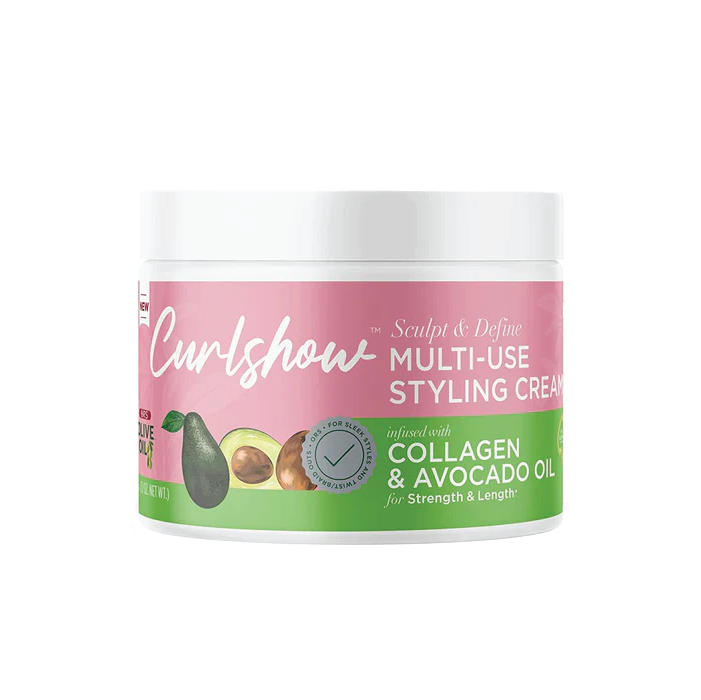 ORS Olive Oil Curlshow Multi-Use Styling Cream Infused with Collagen & Avocado Oil 340g