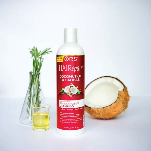 ORS HAIRepair Coconut Oil and Baobab Sulfate-Free Invigorating Shampoo 370ml