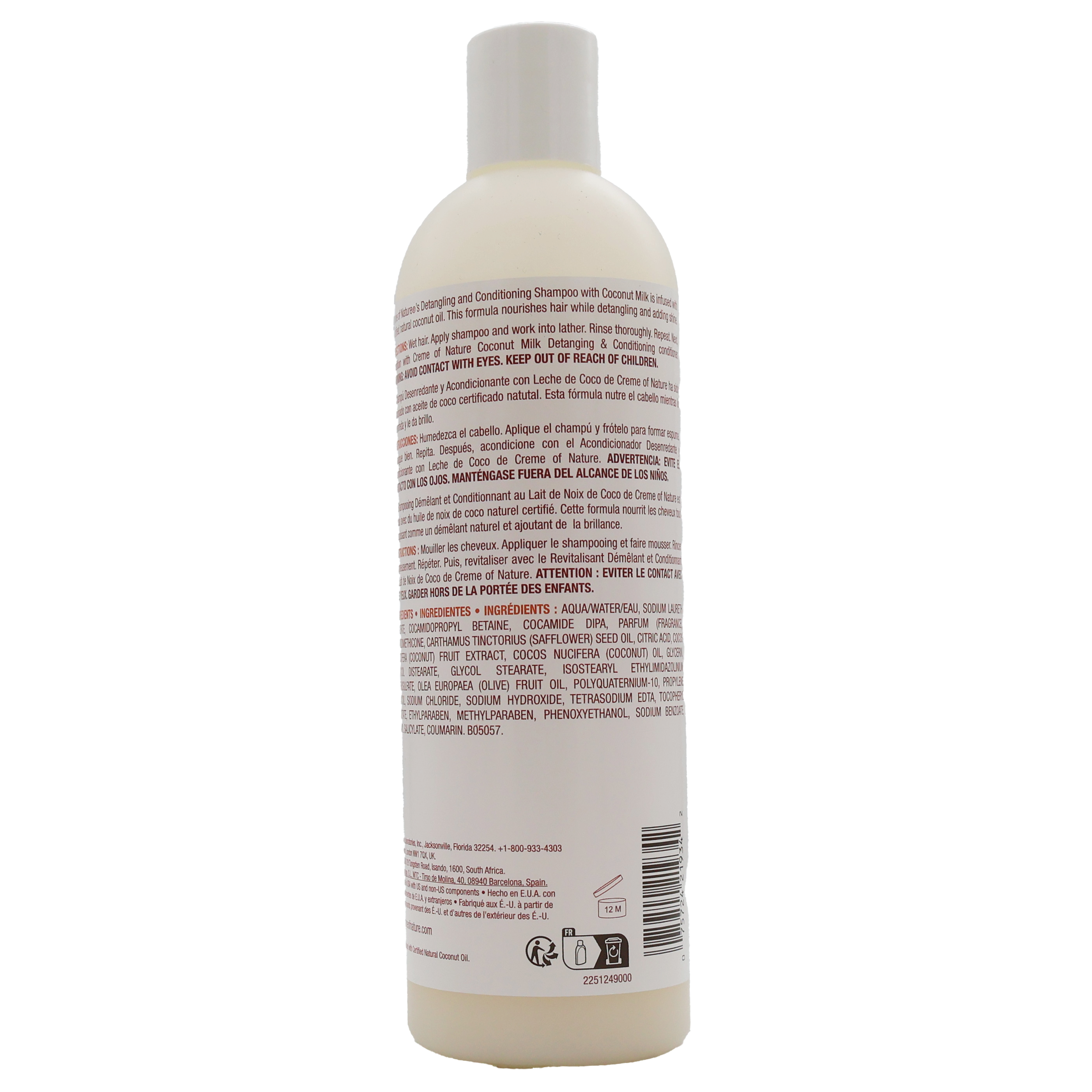 Creme of Nature Coconut Milk Detangling & Conditioning Shampoo 355ml