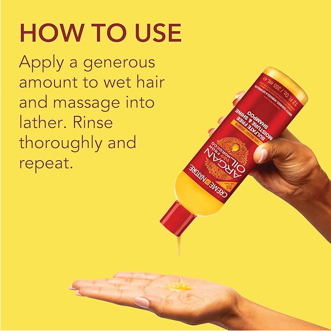Creme of Nature with Argan Oil Sulfate-Free Moisture & Shine Shampoo 354ml