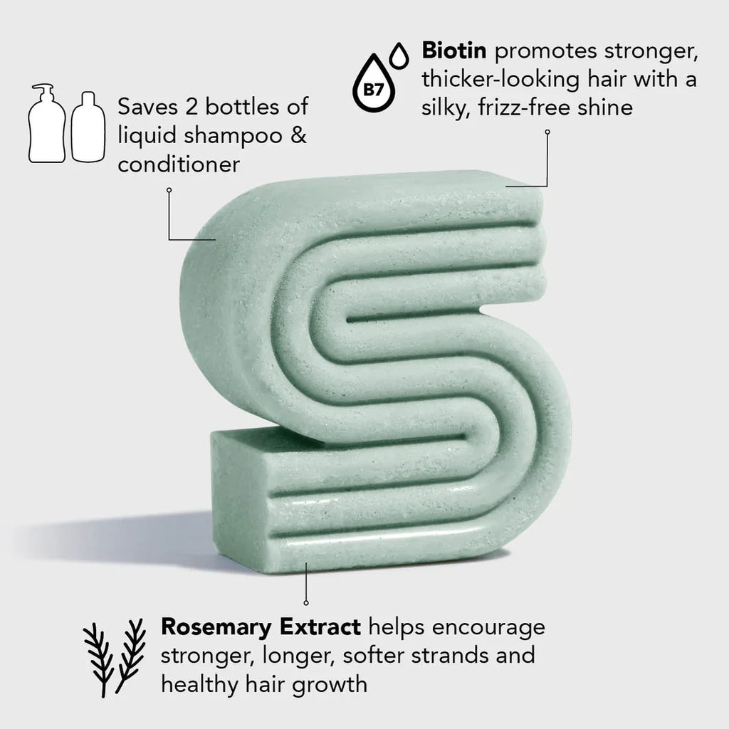 KITSCH Rosemary & Biotin Volumizing Shampoo Bar 91G