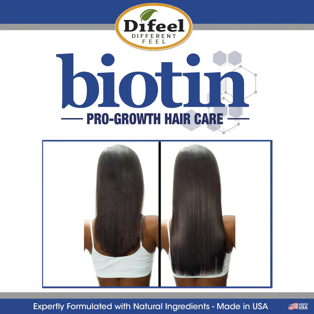 DIFEEL BIOTIN PRO-GROWTH HAIR MASK 12 OZ.