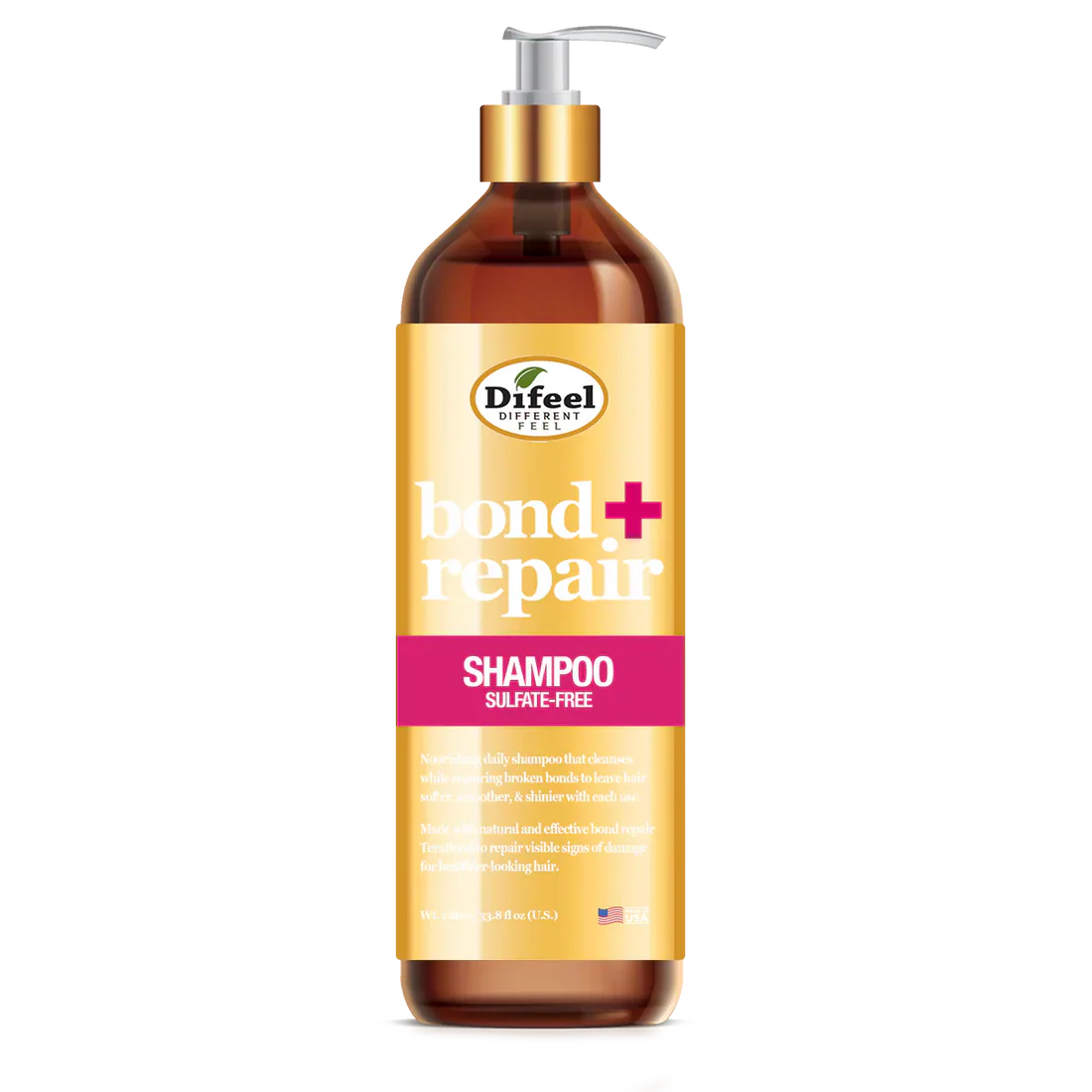 DIFEEL BOND & REPAIR SULFATE FREE SHAMPOO 33.8 oz