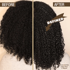 CREME OF NATURE BUTTER BLEND & FLAXSEED Double Duty Detangle & Slip Rinse-Out & Leave-In Conditioner 12 OZ