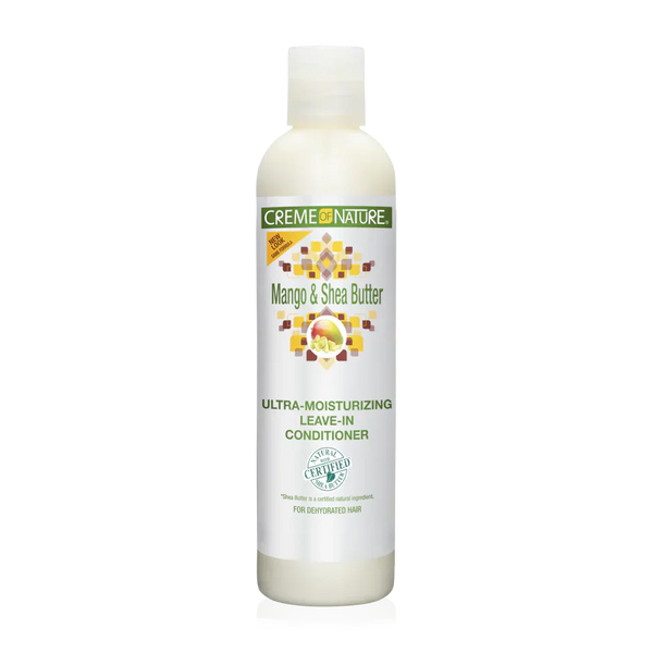 CREME OF NATURE Mango & Shea Butter Ultra-Moisturizing Leave-In Conditioner 8.5 OZ