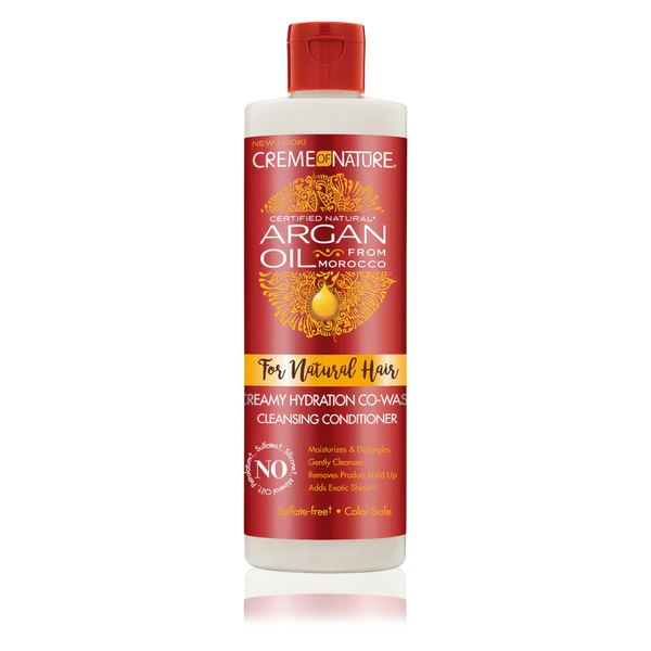 CREME OF NATURE ARGAN OIL FROM MOROCCO FOR NATURAL HAIR Creamy Hydration Co-Wash Cleansing