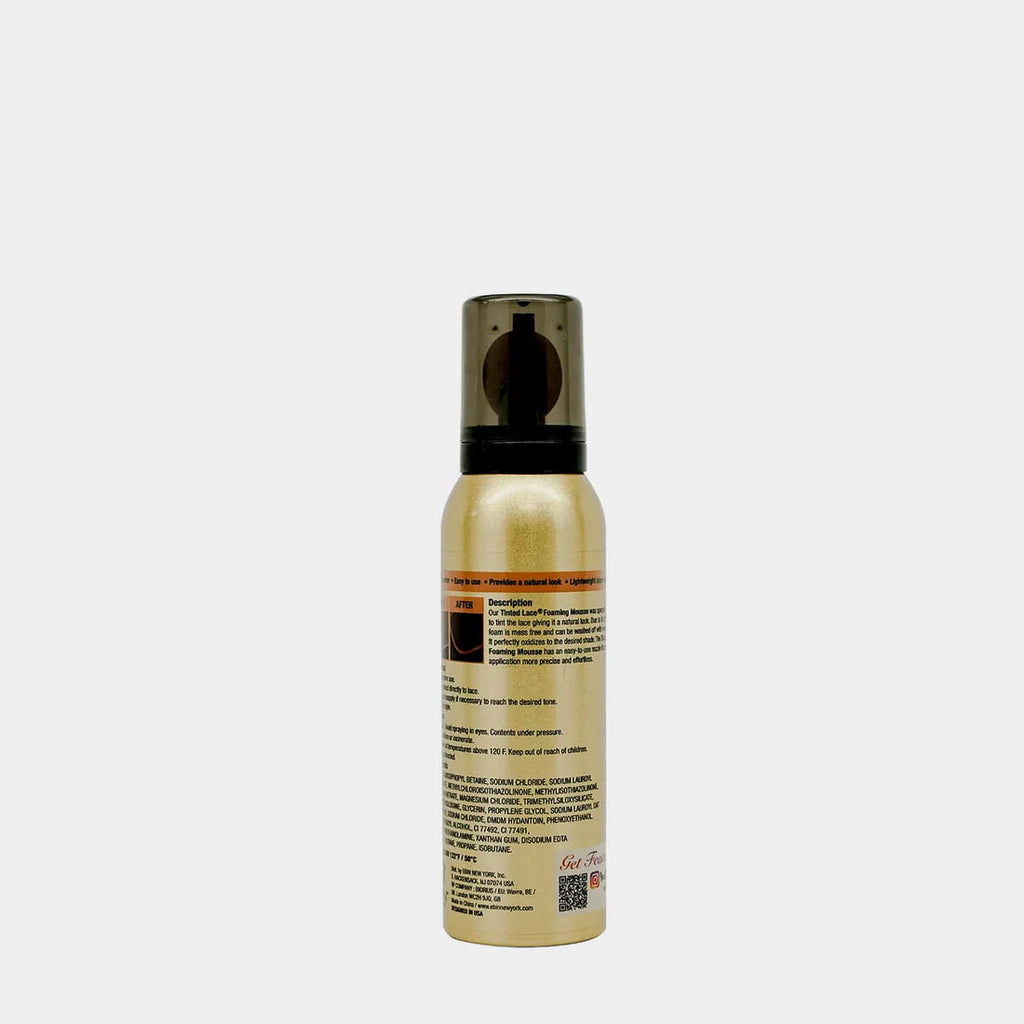 EBIN TINTED LACE FOAMING MOUSSE- MEDIUM BROWN-100 ML