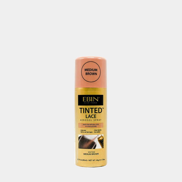 EBIN TINTED LACE AEROSOL SPRAY - MEDIUM BROWN