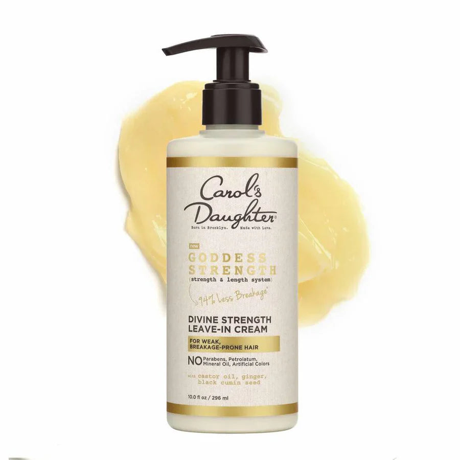 CAROL'S DAUGHTER GODDESS STRENGTH DIVINE STRENGTH LEAVE IN CREAM WITH CASTOR OIL 295ML