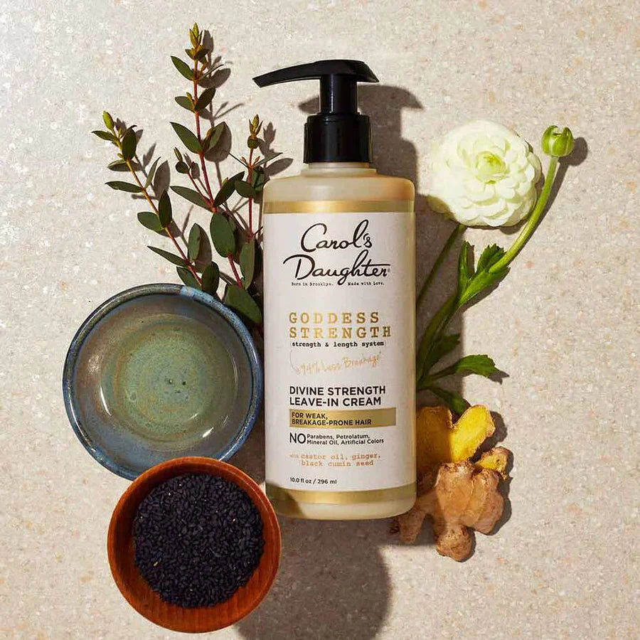 CAROL'S DAUGHTER GODDESS STRENGTH DIVINE STRENGTH LEAVE IN CREAM WITH CASTOR OIL 295ML