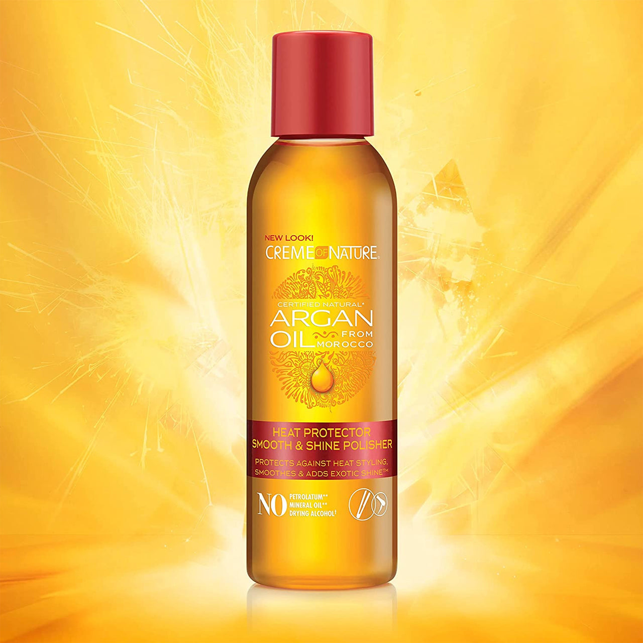 Creme of Nature Argan Oil With Heat Protection, Smooth & Shine Hair Polisher 118ml