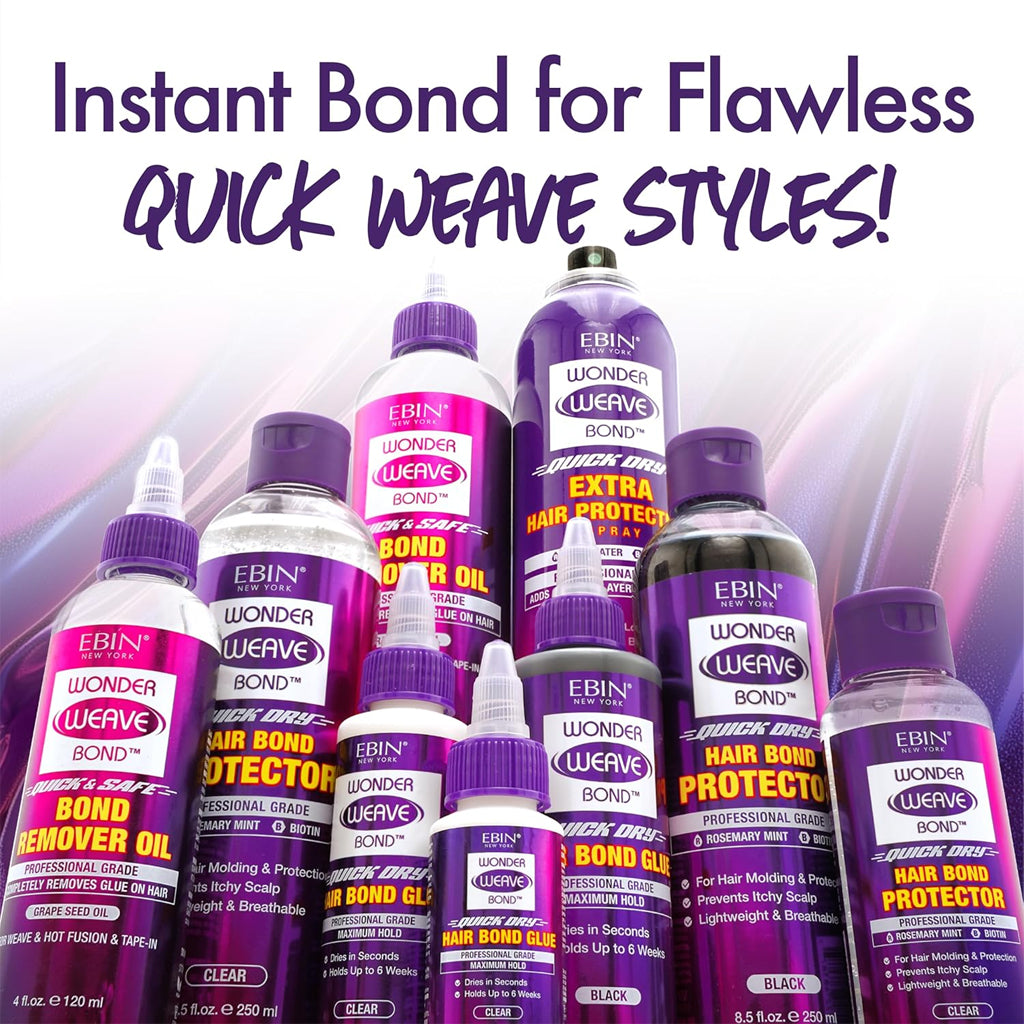 EBIN NEW YORK Wonder Weave Bond Hair Bond Glue Clear
