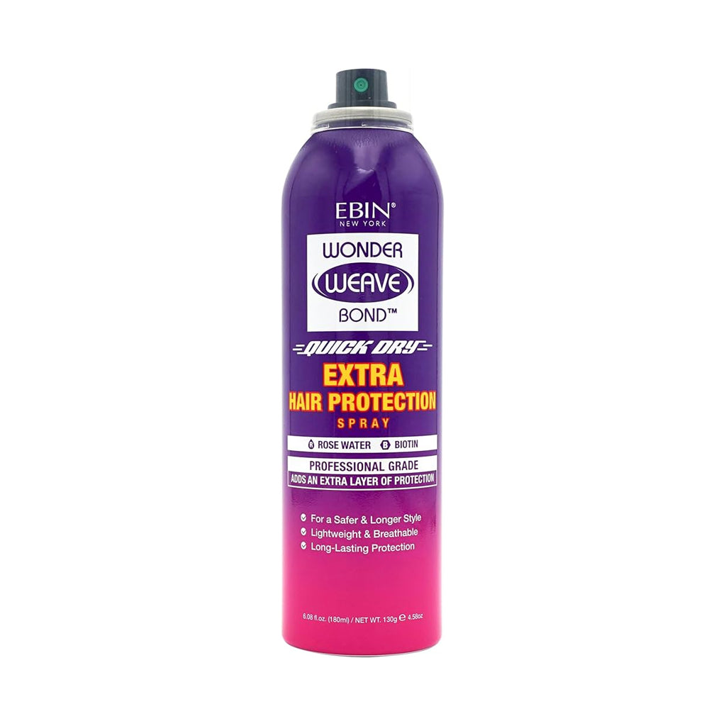 EBIN Wonder Weave Bond Quick Dry Extra Hair Protection Spray, Rose Water & Biotin, 180ml