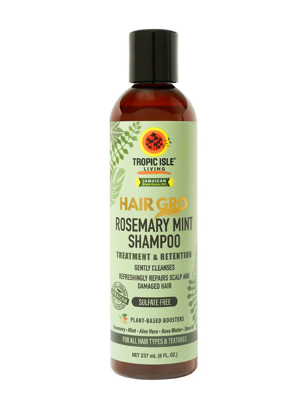 TROPIC ISLE HAIR GRO ROSEMARY MINT SHAMPOO 8 OZ