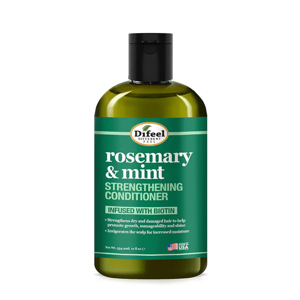 DIFEEL ROSEMARY AND MINT HAIR STRENGTHENING CONDITIONER WITH BIOTIN 12 oz