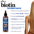 DIFEEL BIOTIN PRO GROWTH PREMIUM HAIR OIL 8 OZ