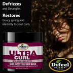 DIFEEL ULTRA CURL WITH ARGAN & SHEA BUTTER - CURL BOOSTING HAIR MASK 12 OZ.