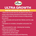 DIFEEL ULTRA GROWTH BASIL & CASTOR HAIR GROWTH OIL 2.5 OZ.
