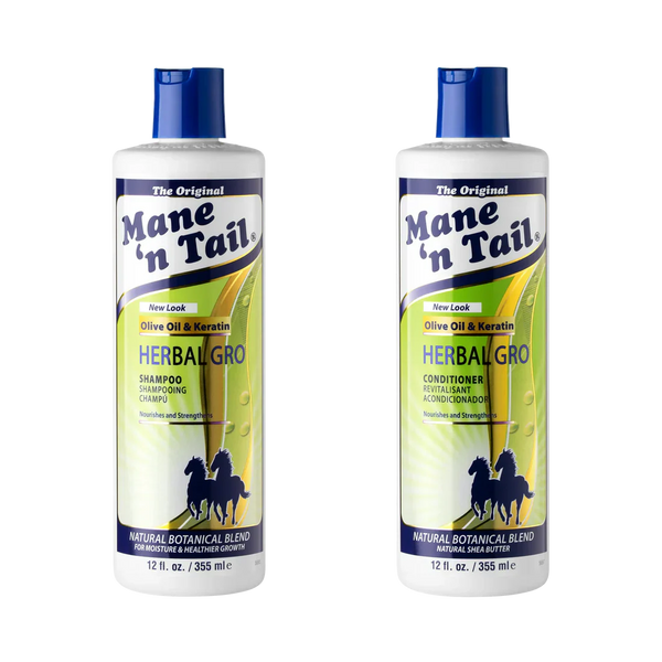 MANE N TAIL HERBAL GRO SHAMPOO 12 OZ AND CONDITIONER -12 OZ DUAL SET