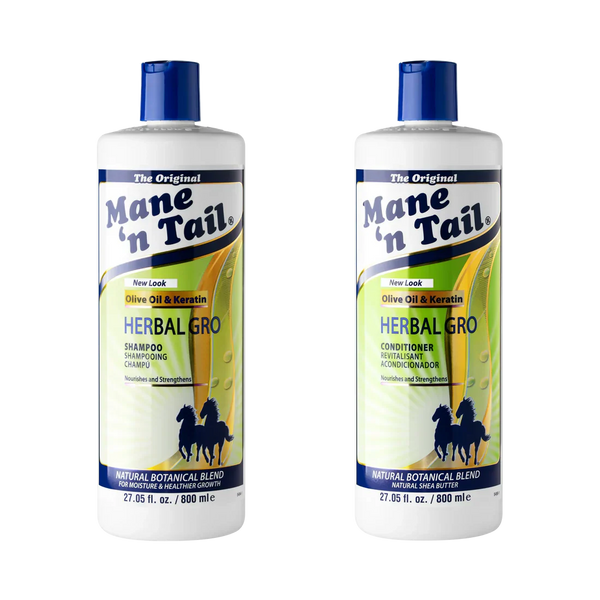 MANE N TAIL HERBAL GRO SHAMPOO-27.5 OZ AND CONDITIONER -27.5 OZ DUAL SET