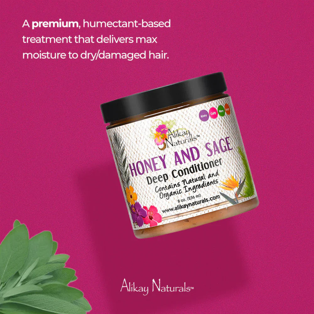 ALIKAY NATURAL HONEY AND SAGE DEEP CONDITIONER 2 oz