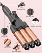 Red by Kiss 1" Triple Barrel Waver