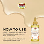 AFRICAN PRIDE MOISTURE MIRACLE CASTOR, GRAPESEED, ARGAN, COCONUT & OLIVE 5 ESSENTIAL OILS, 4OZ