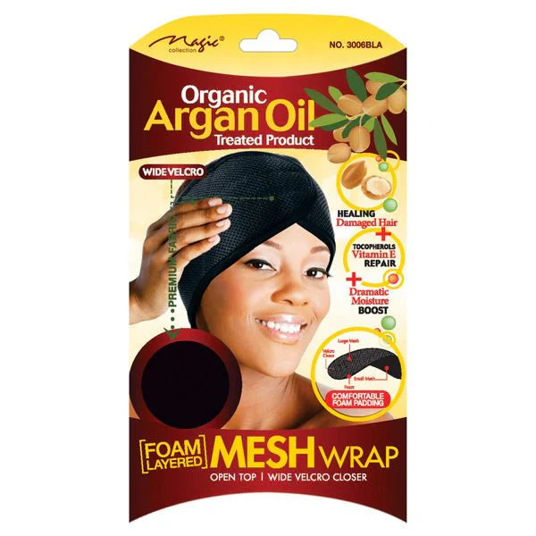 MAGIC ORGANIC ARGAN CAP Mesh Wrap [Foam Layered]