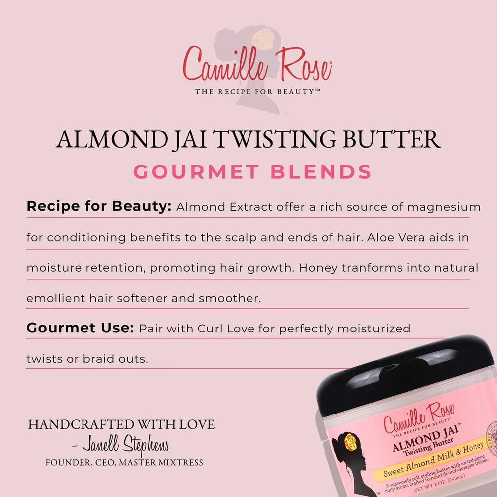 CAMILLE ROSE ALMOND JAI TWISTING BUTTER-8 OZ