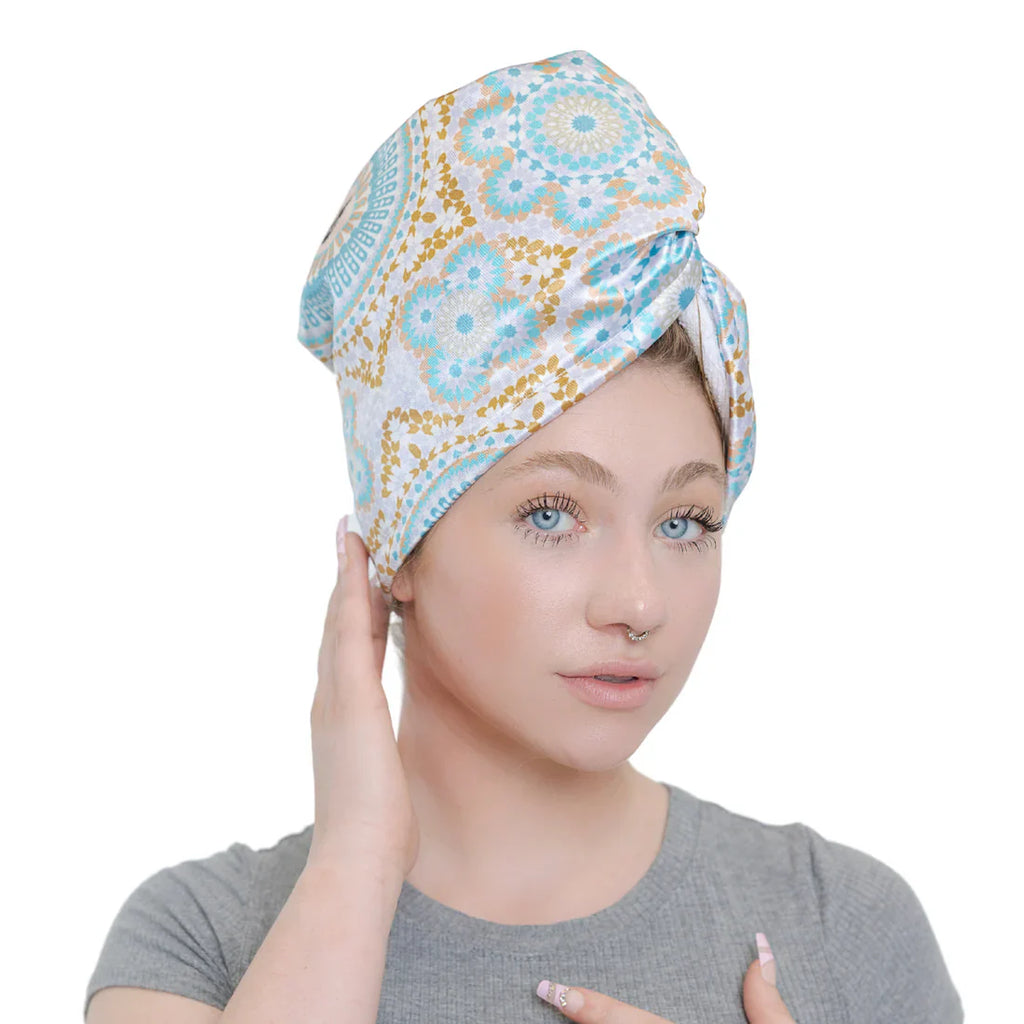 BOUNCE CURL Satin Microfiber Turban