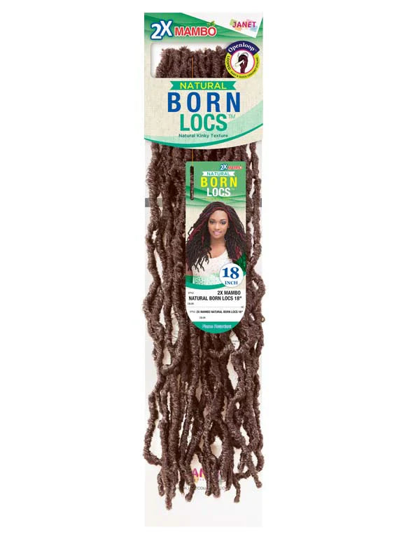 JANET 2X MAMBO NATURAL BORN LOCS PREMIUM SYNTHETIC HAIR