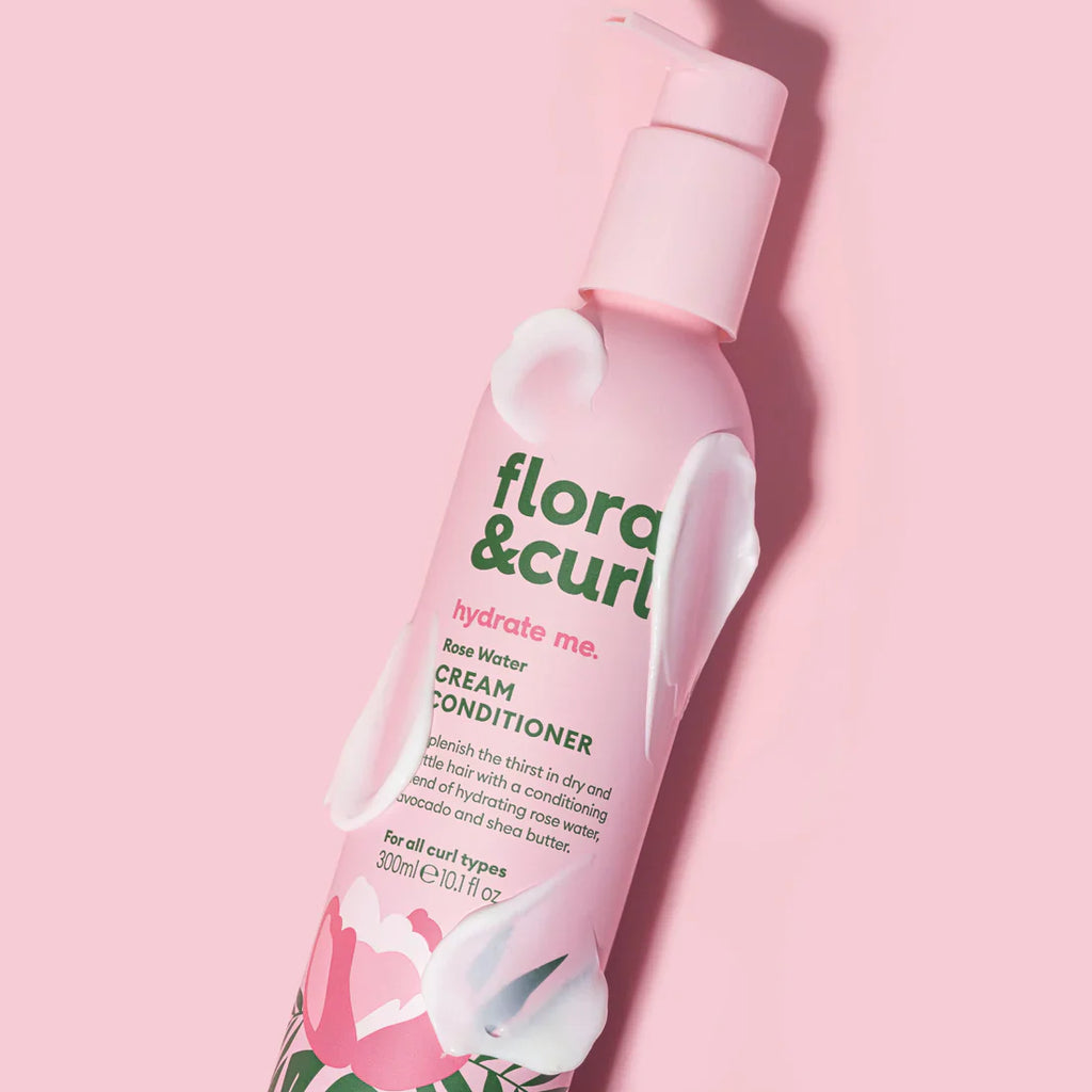 FLORA & CURL Rose Water Cream Conditioner 300ml