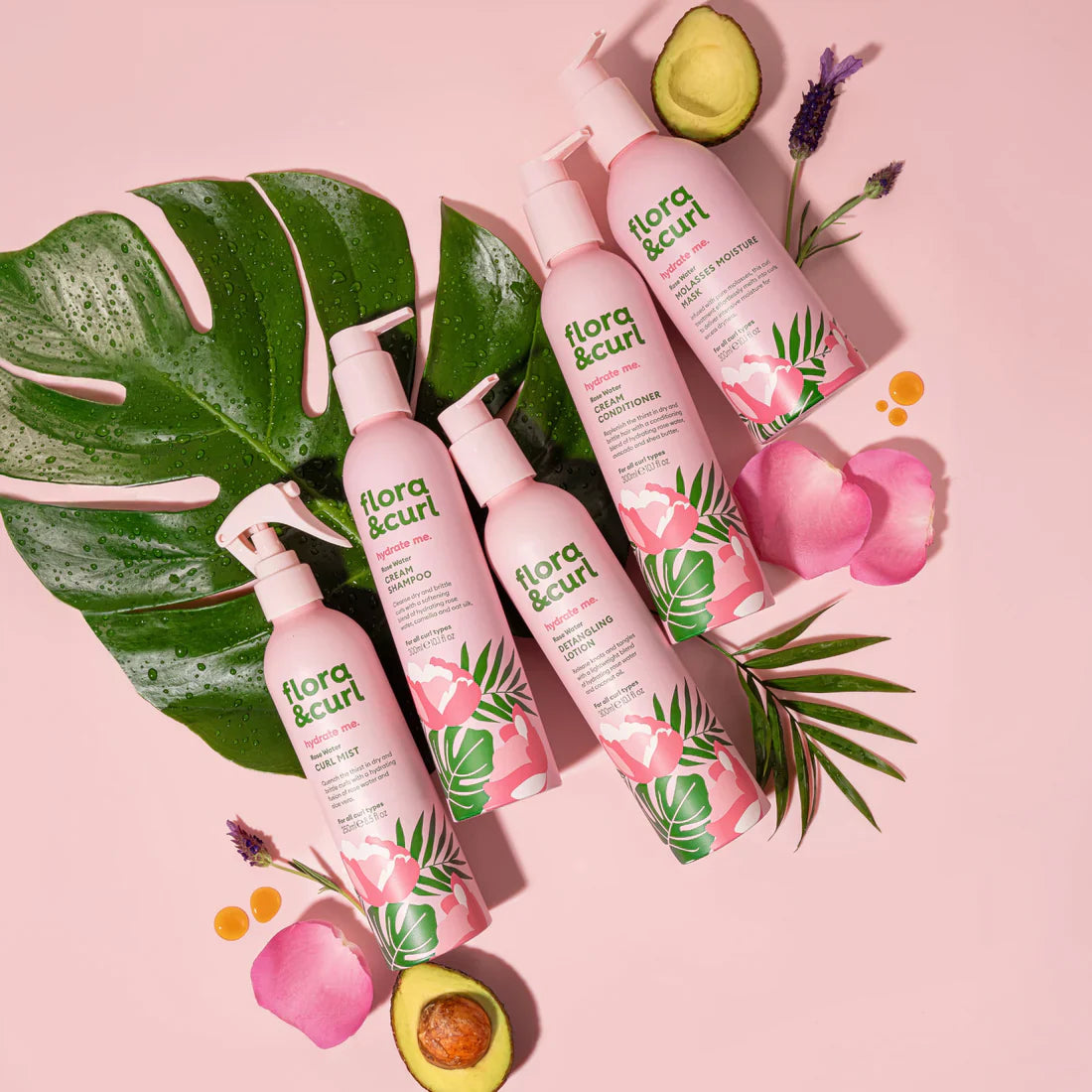 FLORA & CURL Rose Water Cream Conditioner 300ml