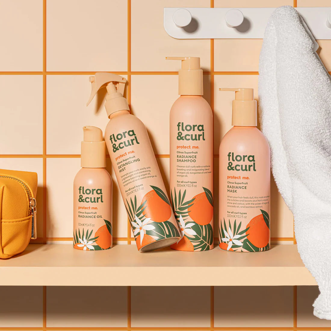 FLORA & CURL protect me Citrus Superfruit Detangling Mist 250ml