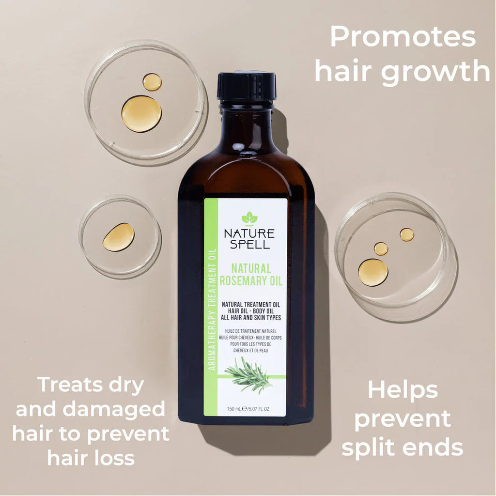 Nature Spell Rosemary Oil with Hair Growth Shampoo & Conditioner Set