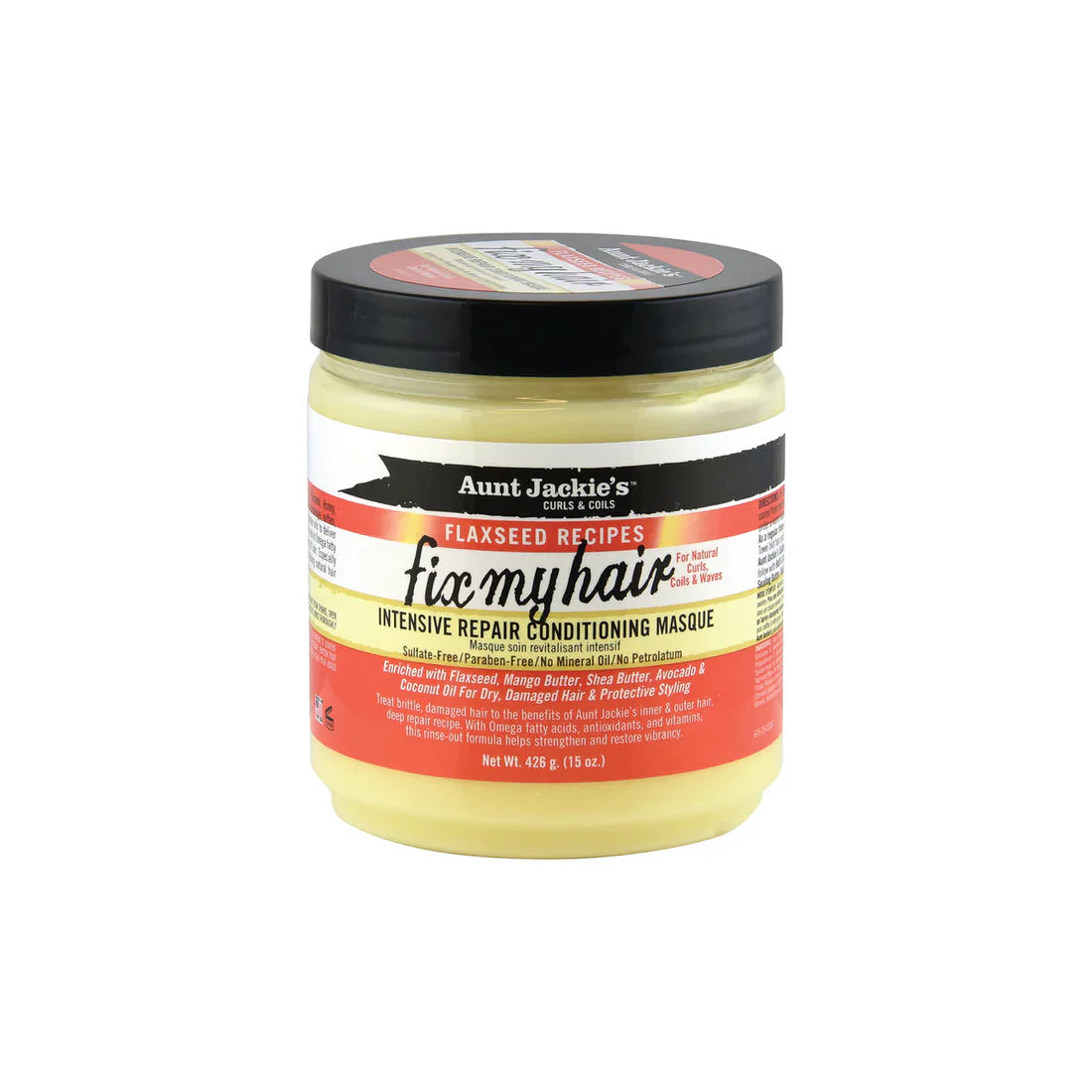 AUNT JACKIE’S Fix My Hair – Intensive Repair Conditioning Masque 15 OZ
