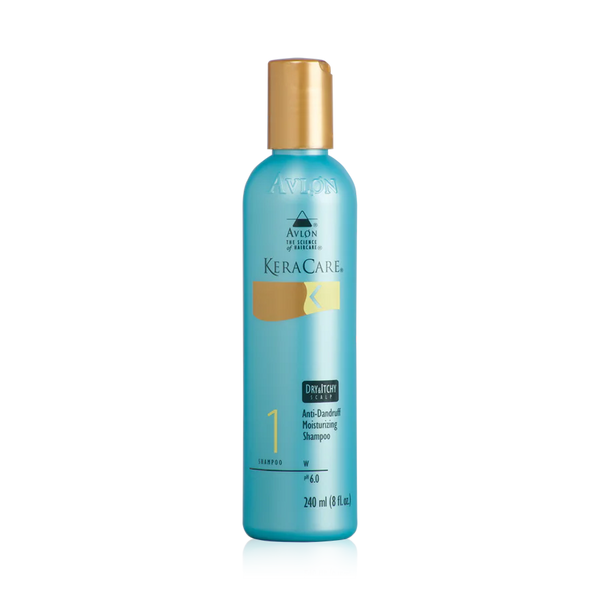 KeraCare Dry & Itchy Scalp Anti-Dandruff Moisturizing Shampoo 8 OZ