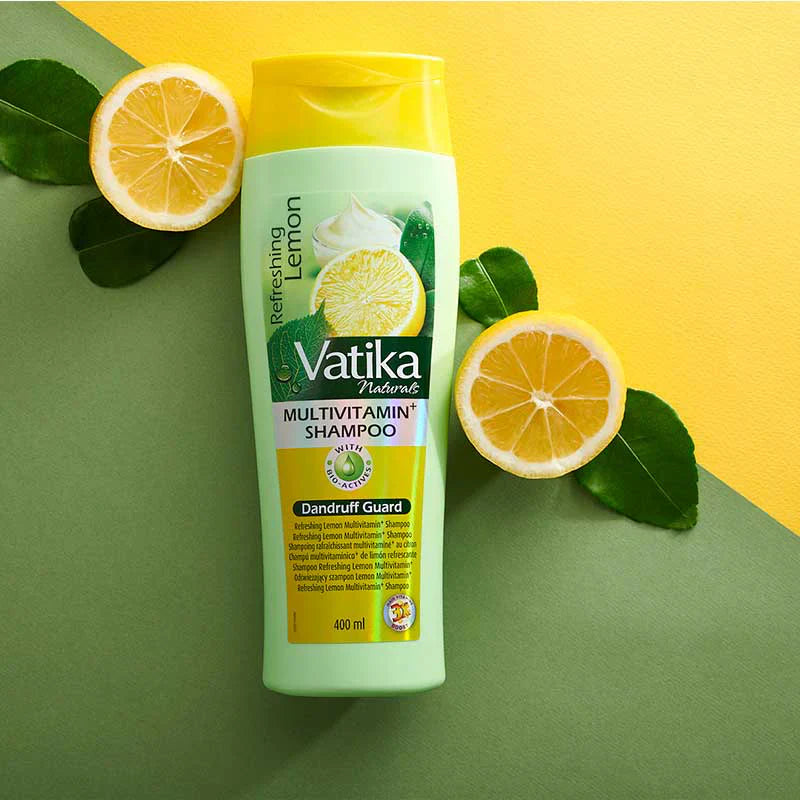 Vatika Naturals Lemon Multivitamin+ Shampoo 400ml