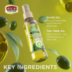 AFRICAN PRIDE OLIVE MIRACLE HEAT PROTECTANT & SHINE MIST, 4FL OZ