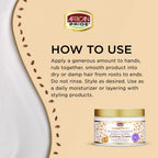 AFRICAN PRIDE MOISTURE MIRACLE SHEA BUTTER & FLAXSEED OIL CURLING CREAM, 12OZ