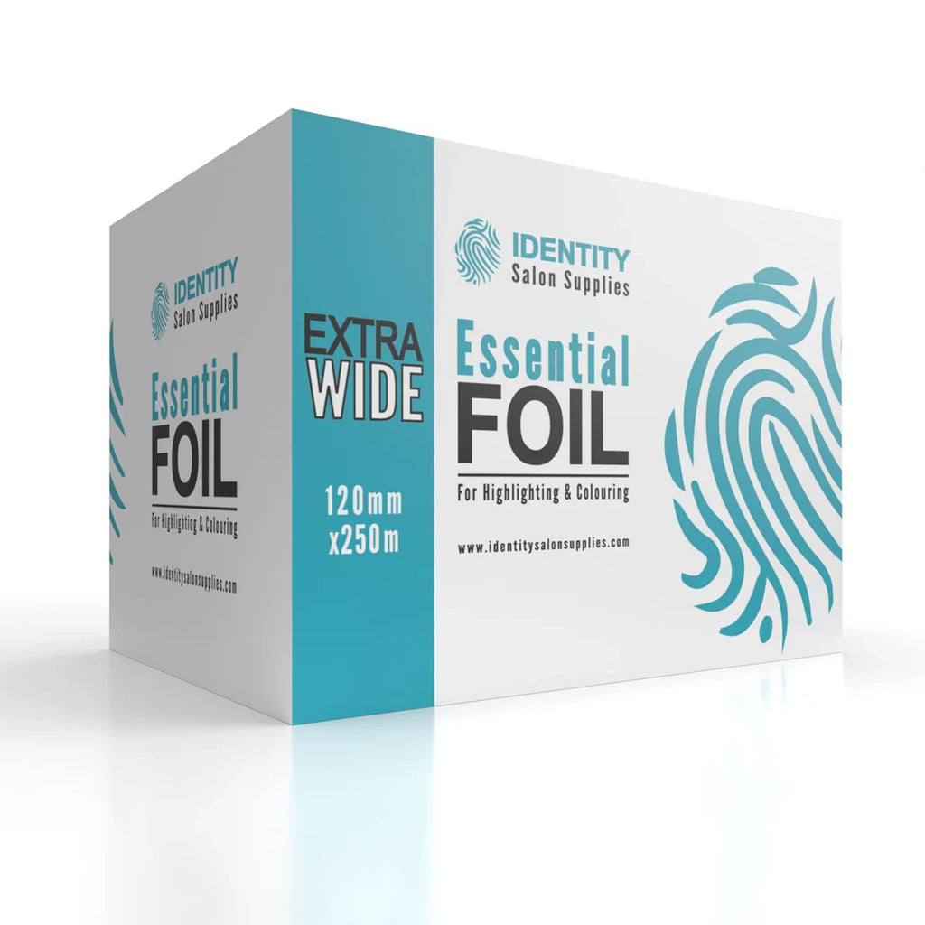 Identity EXTRA Wide Hair Foil 12cm x 250M DISPENSER BOX