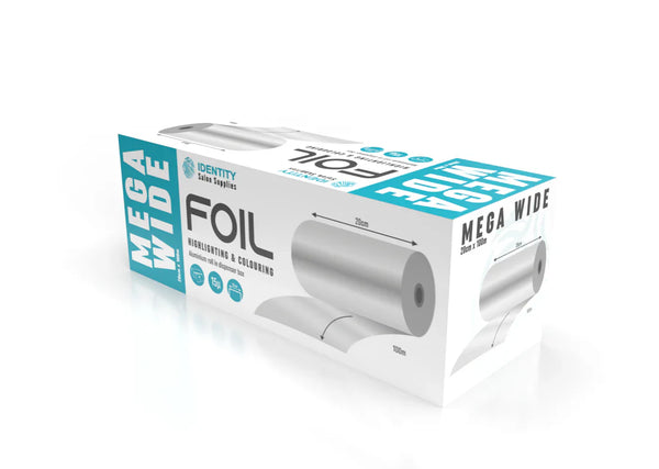Identity Extra MEGA Wide Hair Foil 20cm x 100M DISPENSER BOX