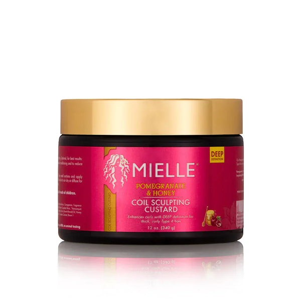 MIELLE POMEGRANATE & HONEY CURL SCULPTING CUSTARD -12 oz