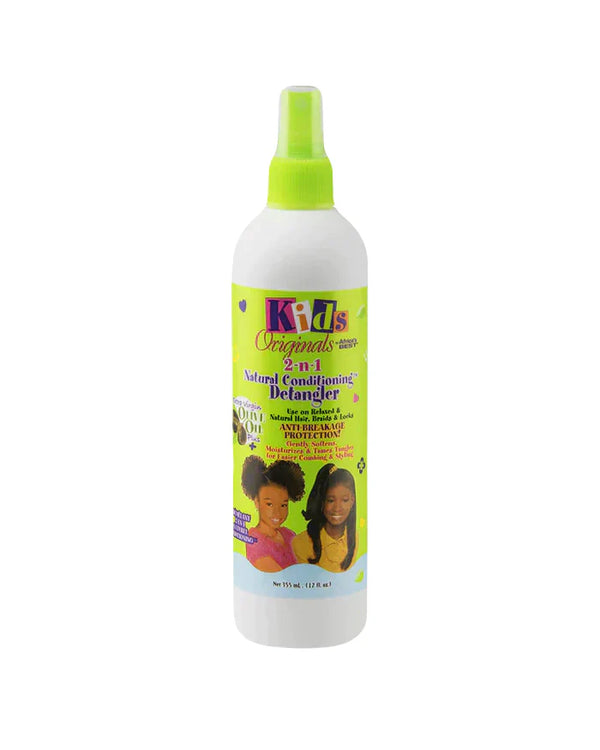 AFRICA'S BEST KIDS ORIGINALS 2-N-1 NATURAL CONDITIONING DETANGLER 12 oz