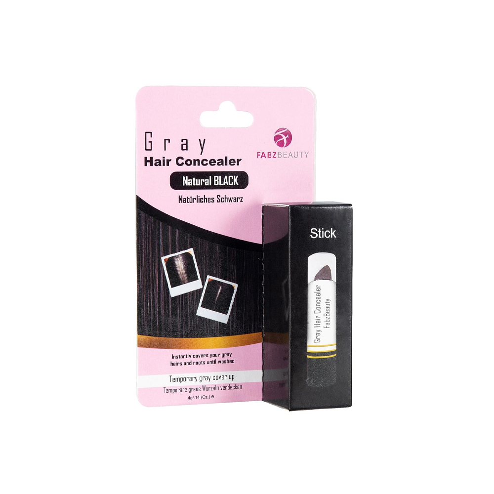 FABZBEAUTY Gray Hair Concealer - Natural Black (Stick)
