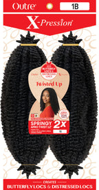 Outre X-Pression Twisted Up - Springy Afro Twist