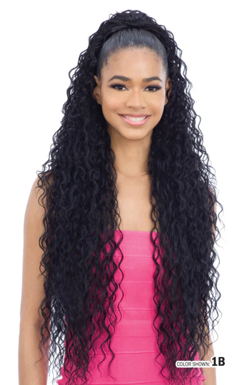 SHAKE N GO FREETRESS EQUAL PREMIUM SYNTHETIC HAIR DRAWSTRING PONYTAIL CRUSH GIRL