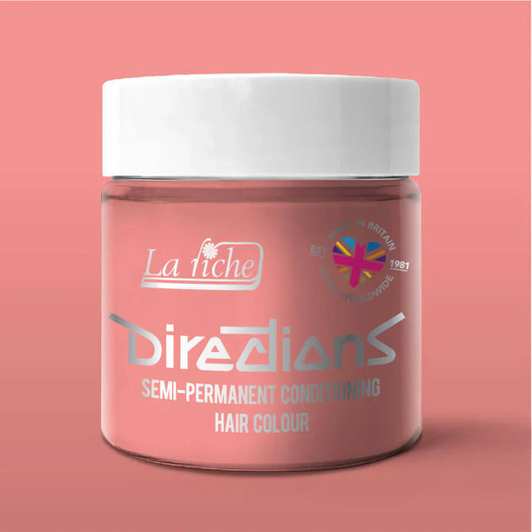 DIRECTIONS Pastel Pink Semi-permanent hair colour 100ml