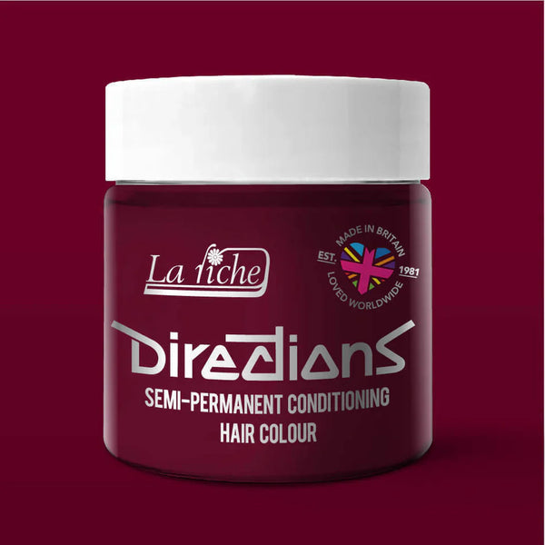 DIRECTIONS Rubine Semi-permanent hair colour 100ml